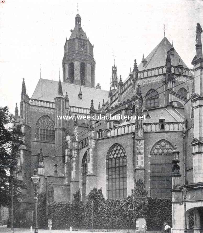 De Groote of St. Eusebiuskerk te Arnhem, gezien van het zuid-oosten