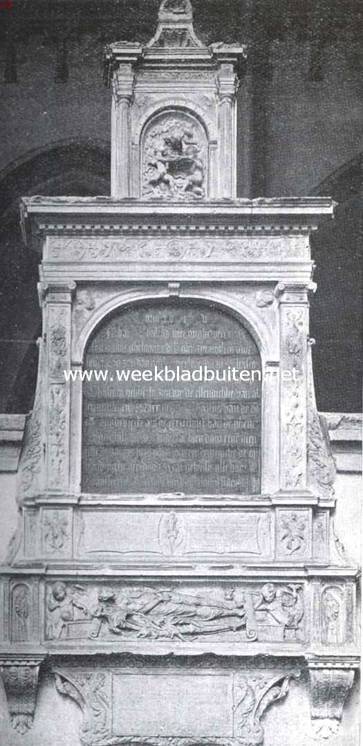 Grafmonument van Joost Sasbout in de Groote of St. Eusebiuskerk te Arnhem