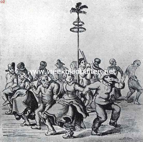 Dans om den meiboom. Naar een oude prent