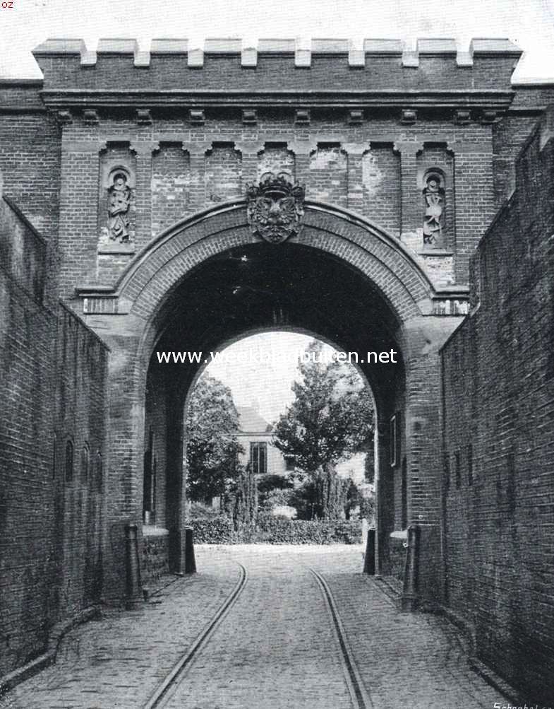 Naarden's vestingwerken. De Utrechtsche Poort van 1877
