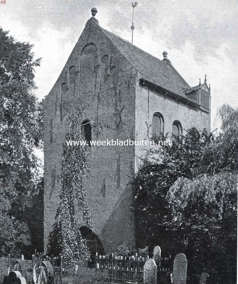 De toren bij de Ned. Herv. Kerk te Zuidbroek