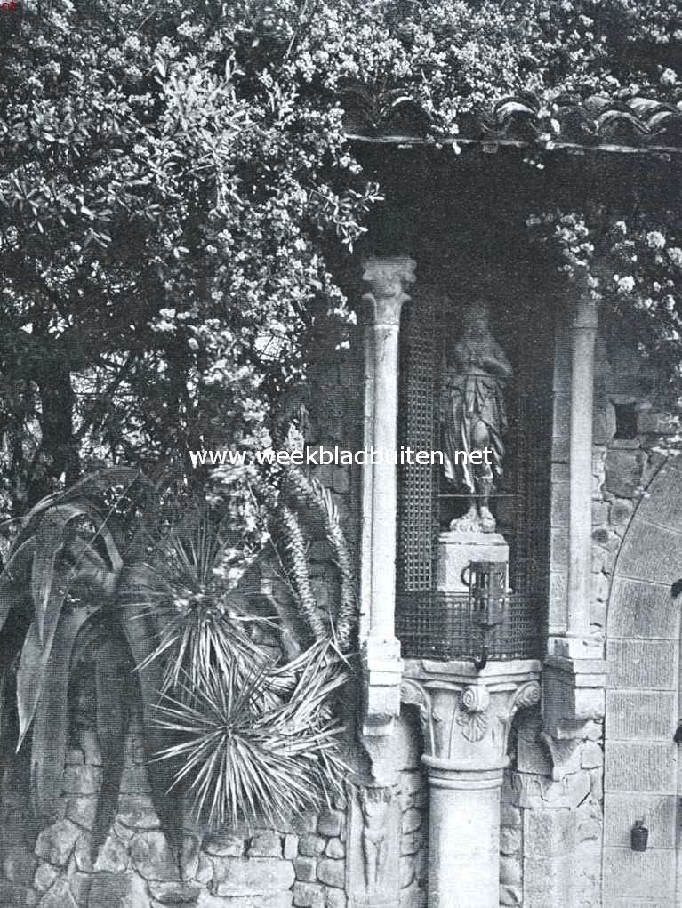 De villa Nieuwenkamp. Dtail van de voorpoort