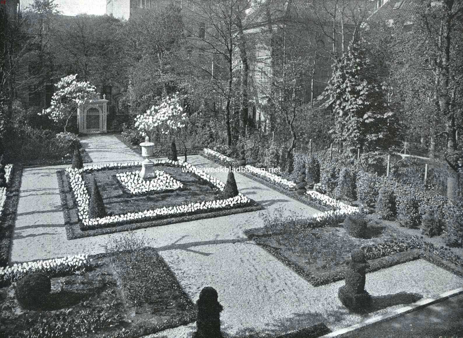 De tuin van Amsterdam's burgemeesterswoning Heerengracht 502