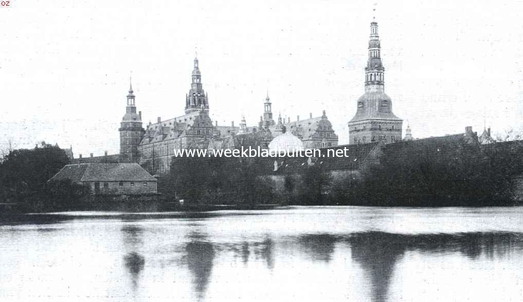 Gezicht op het slot Frederiksborg