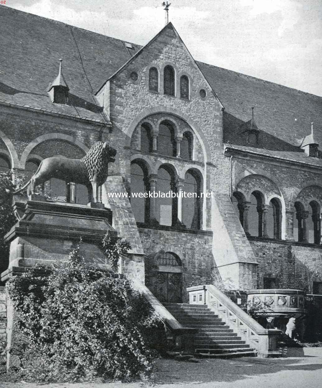 Goslar. Ingang van het Kaiserhaus