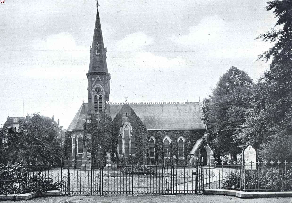 Haagsche kerken. De Engelsche Kerk van ter zijde gezien