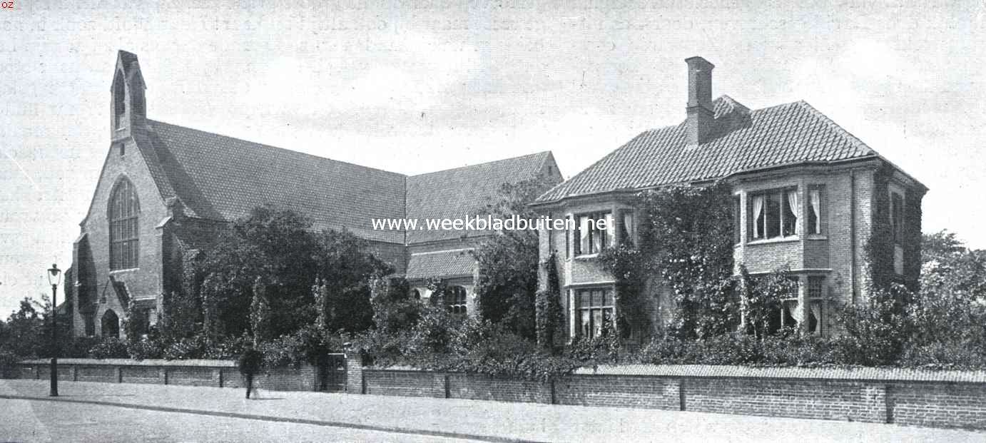 Haagsche Kerken. De Duinoordkerk met Pastorie