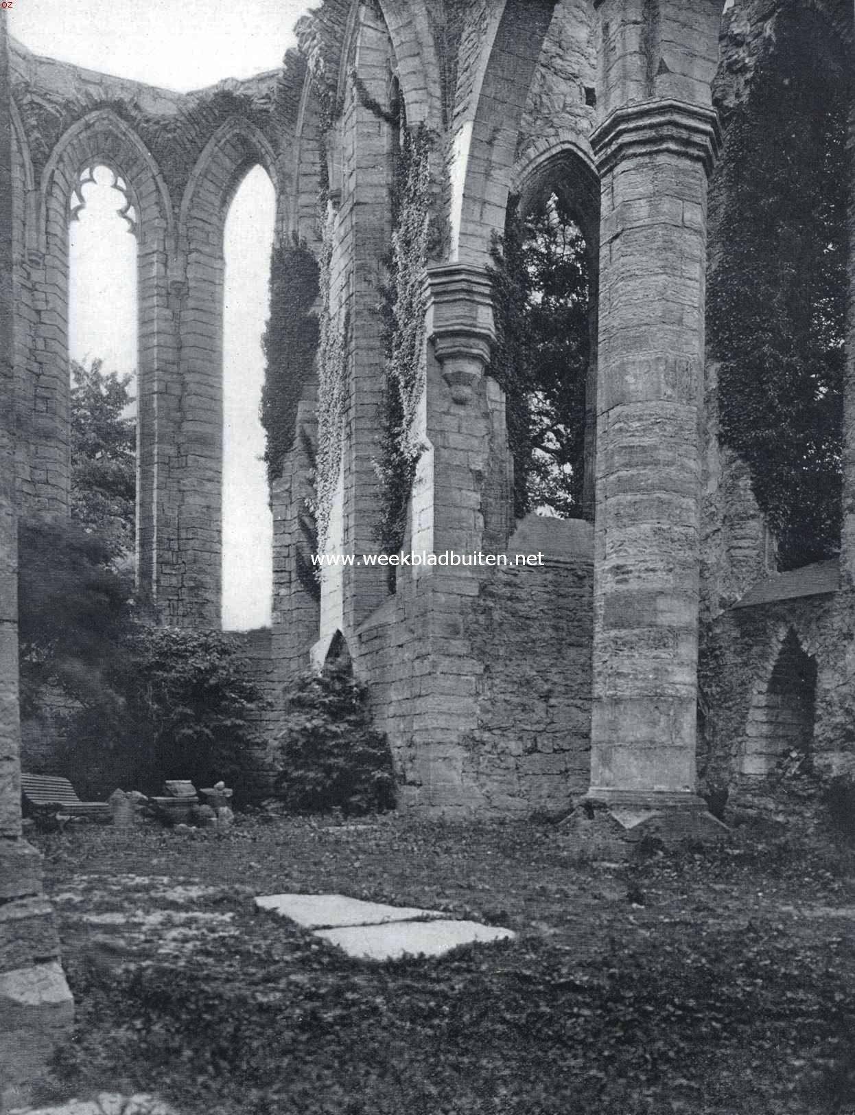 Wisby, de doode hanze-stad. In de bouwvallen van de St. Catharinakerk