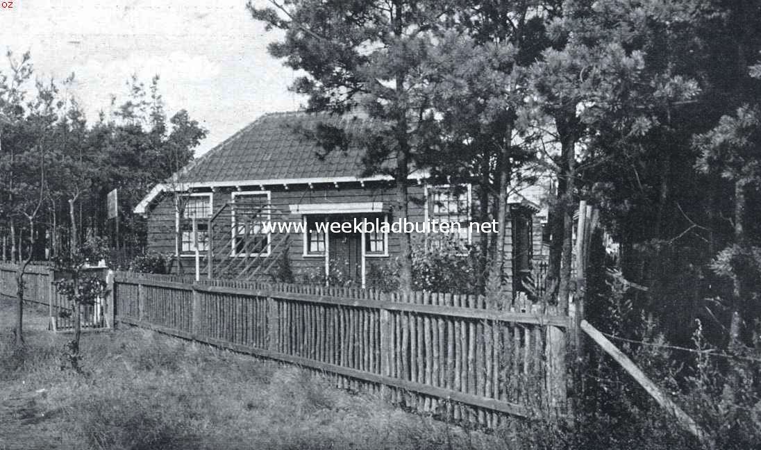 Eenvoudige houten huisje te Nunspeet