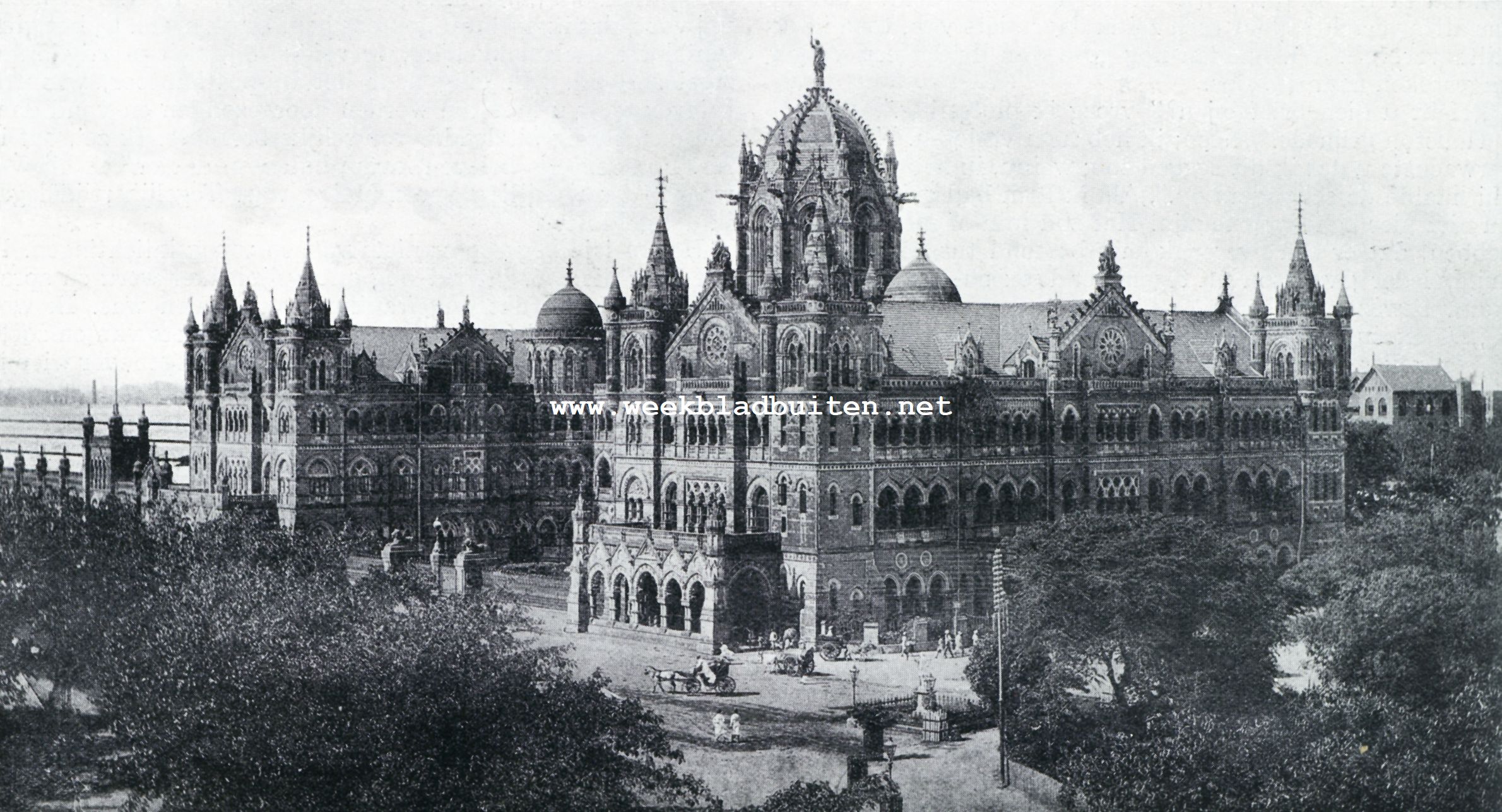 Aspecten van Bombay. Bombay. Het Victoria Terminus-Station