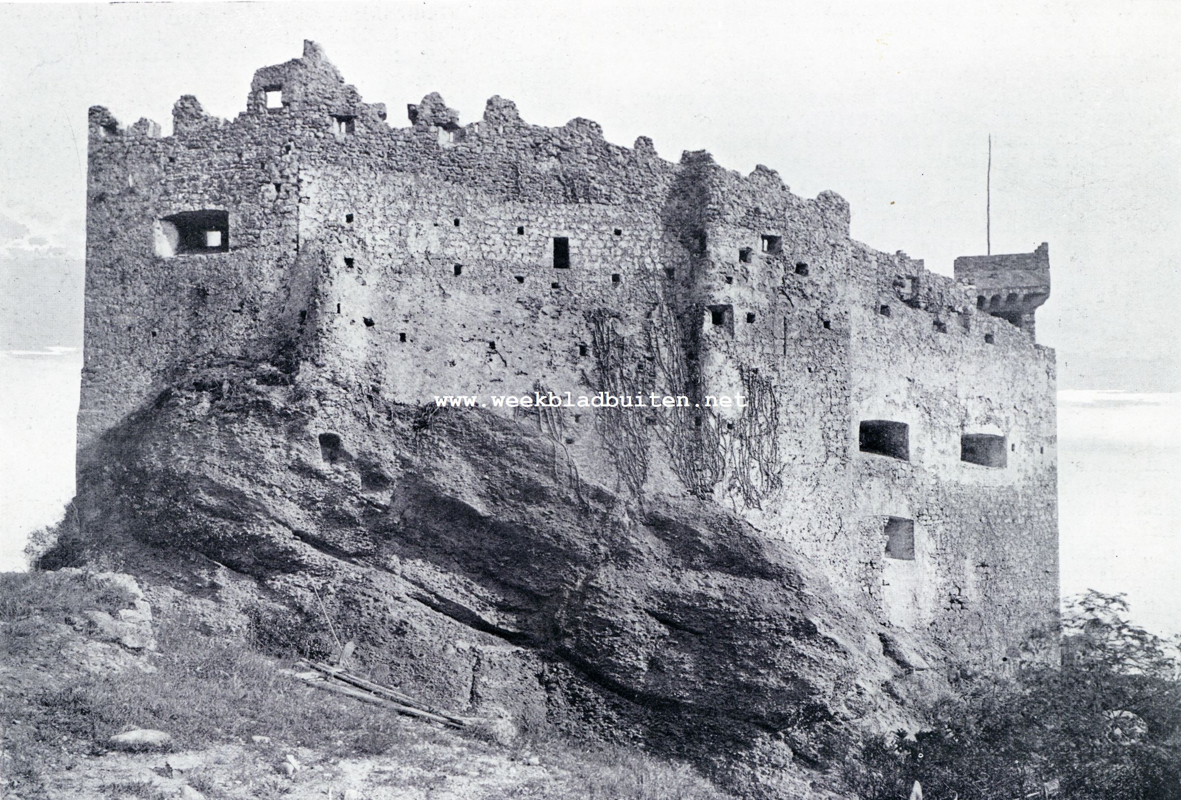 Het Jasteel van Roquebrune. Gezien van het Noorden