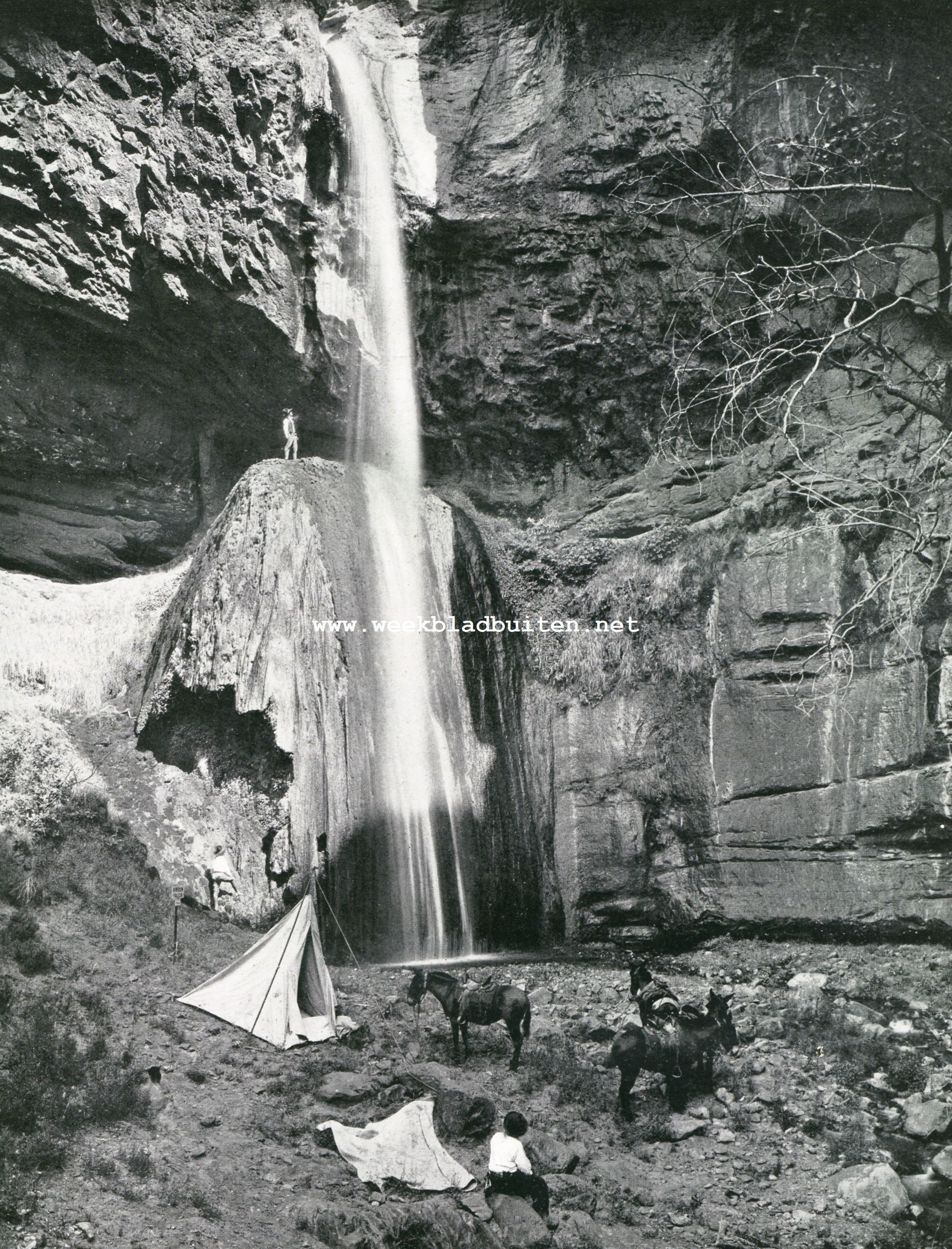 De Altar-waterval in het Grand Canyon National Park