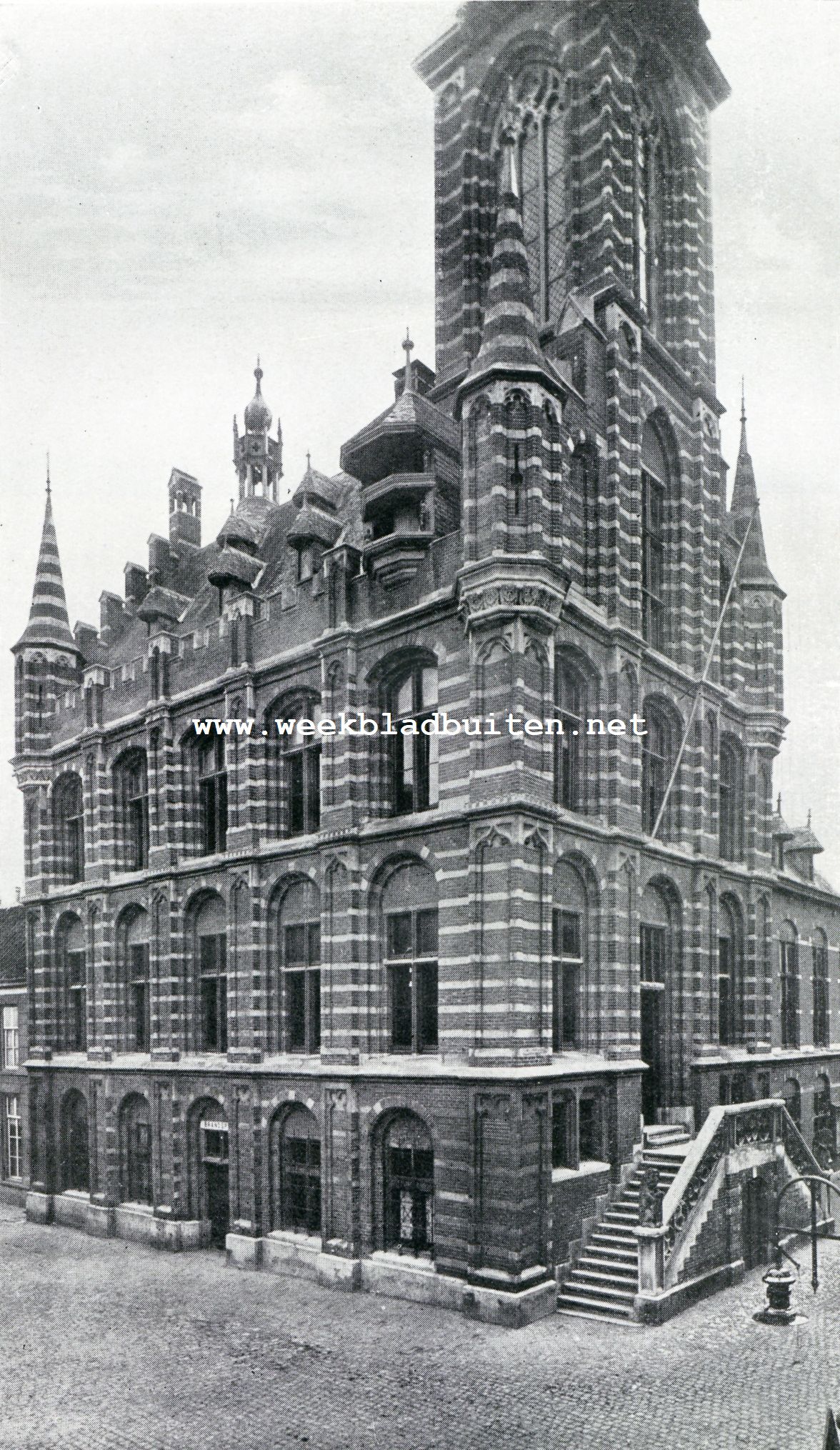 Heusden. Het Stadhuis te Heusden