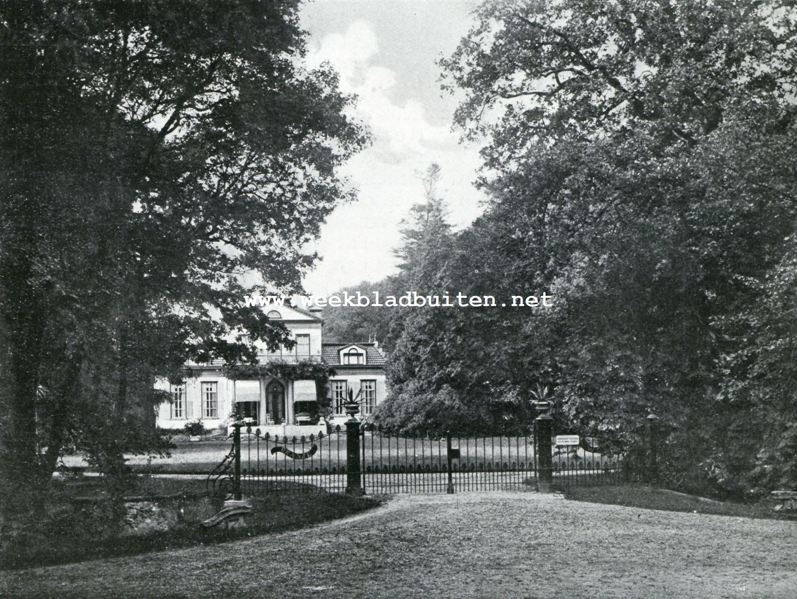 De Friesche Wouden. Het Landhuis Oranjewoud