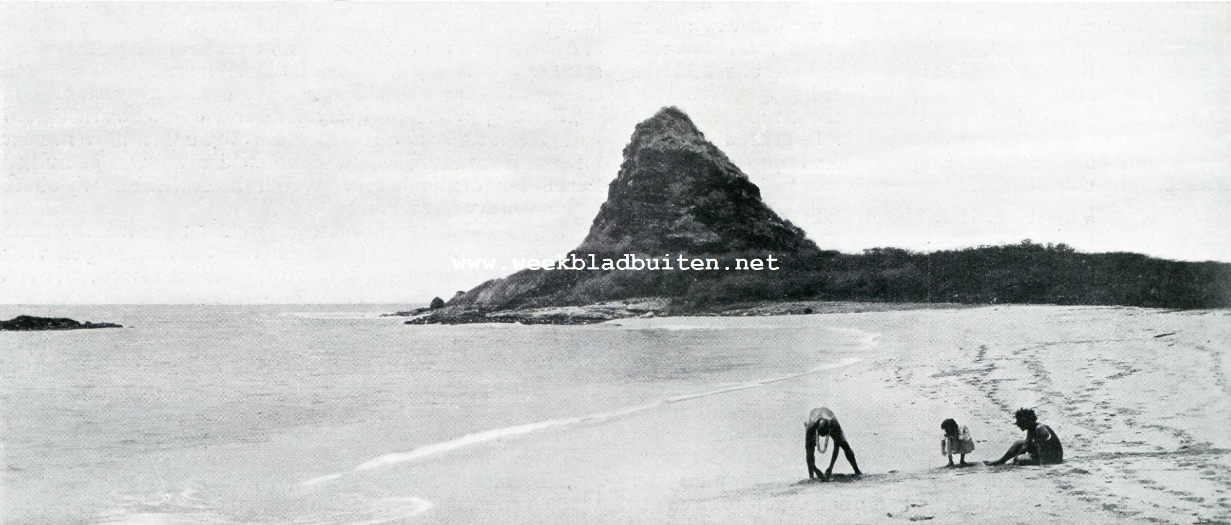 De Sandwich- of Hawai-eilanden. De Manna Lahilahi aan de kust van Hawai