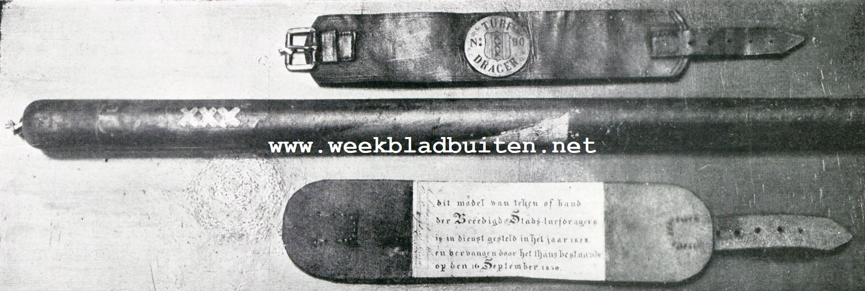 De Gilden voorheen en . Thans. Kenteekenen van de leden van het Amsterdamsche Turfdragersgilde