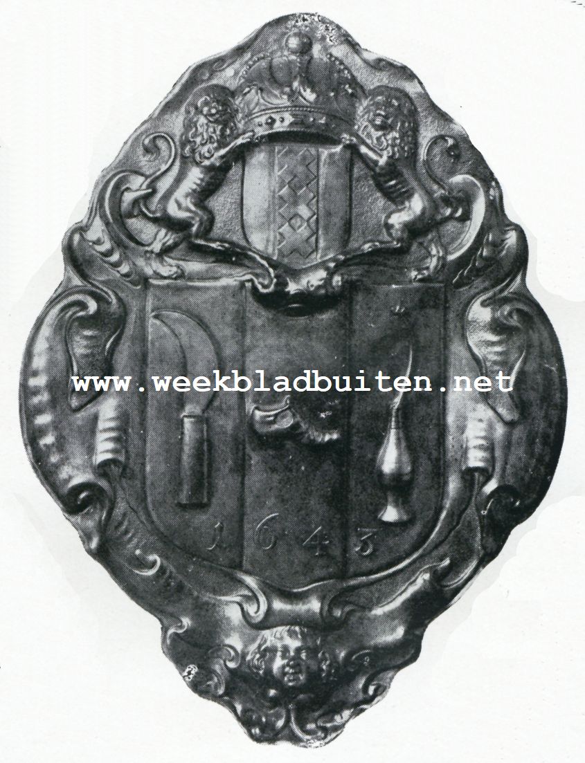 De Gilden voorheen en . Thans. Schild van het Amsterdamsche Schoenmakersgilde