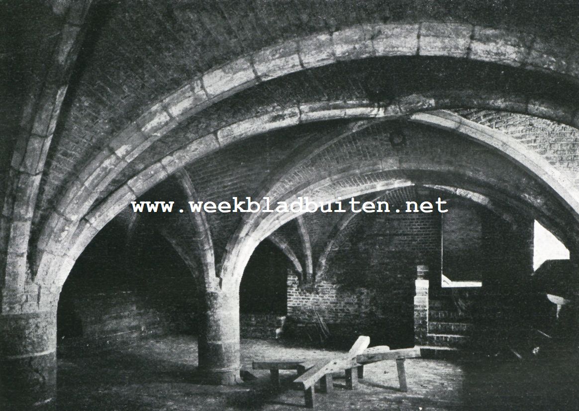 Gewelven onder den Stadhuistoren te Sluis