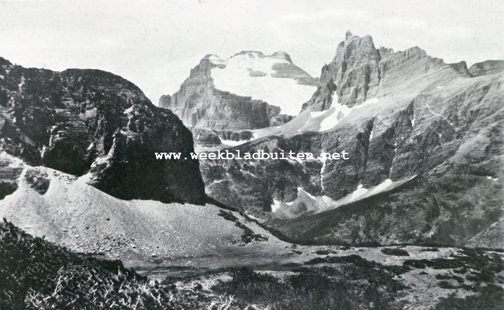 In het Glacier National Park