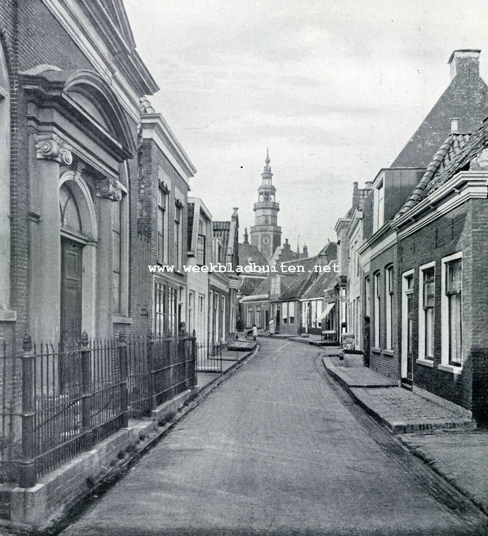 Bolsward. De Kerkstraat