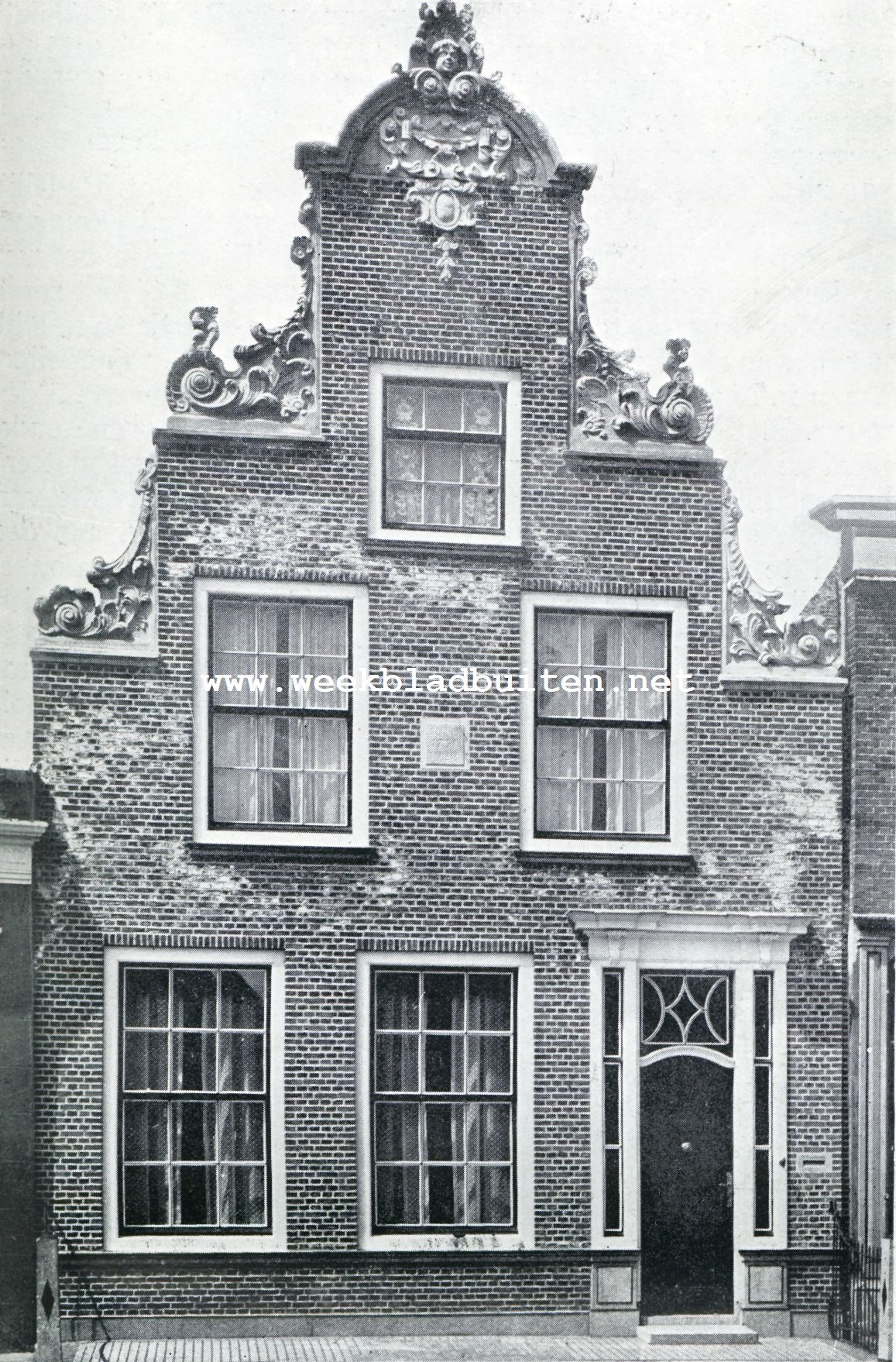 Bolsward. Gevel aan het Grootzand