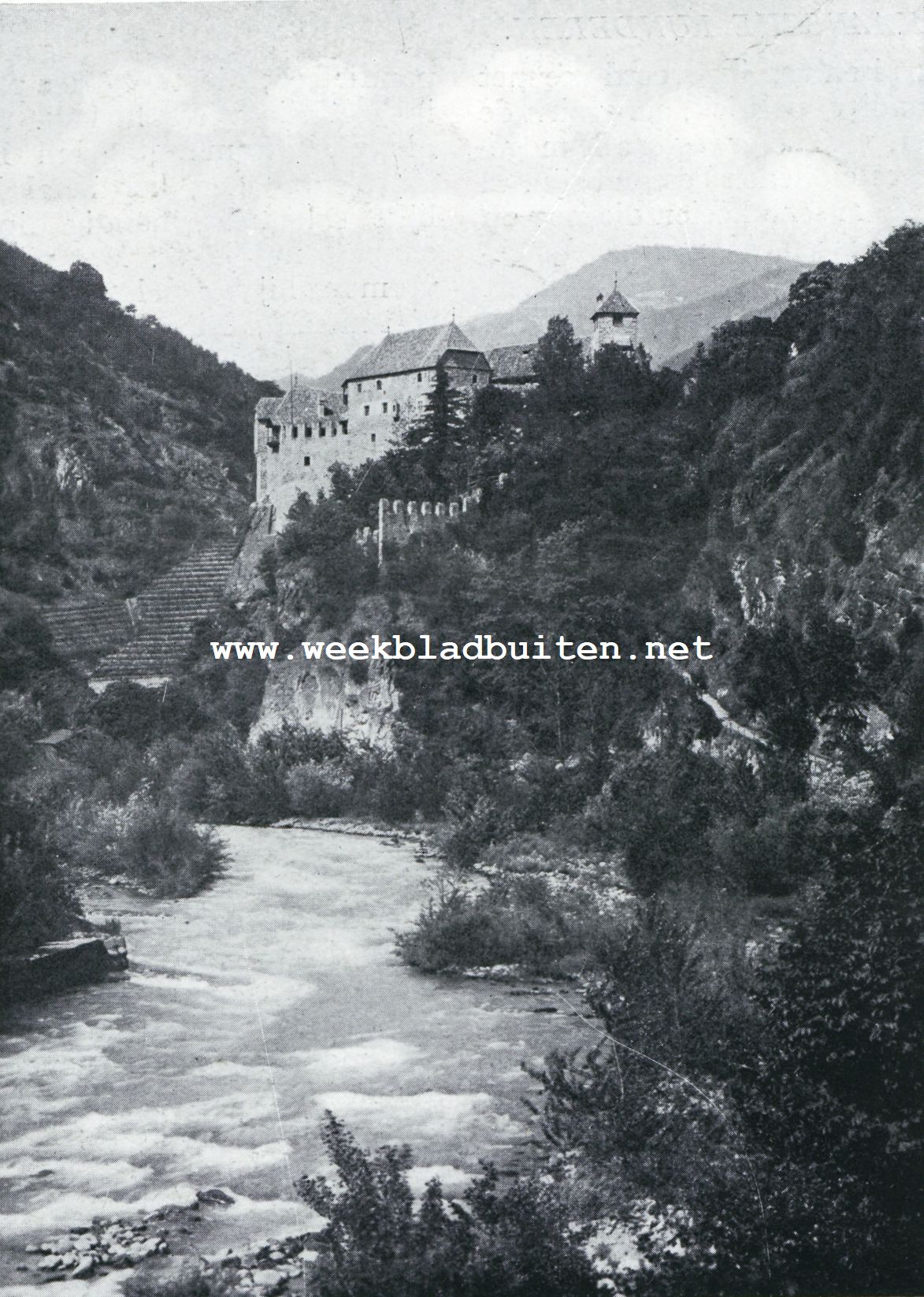Het slot Runkelstein bij Bolzano (Bozen)