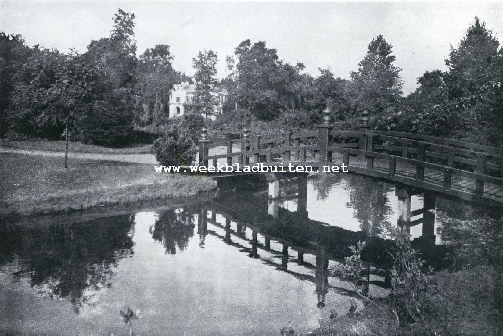 De tuin in Holland. Tuinen te Zeist. 