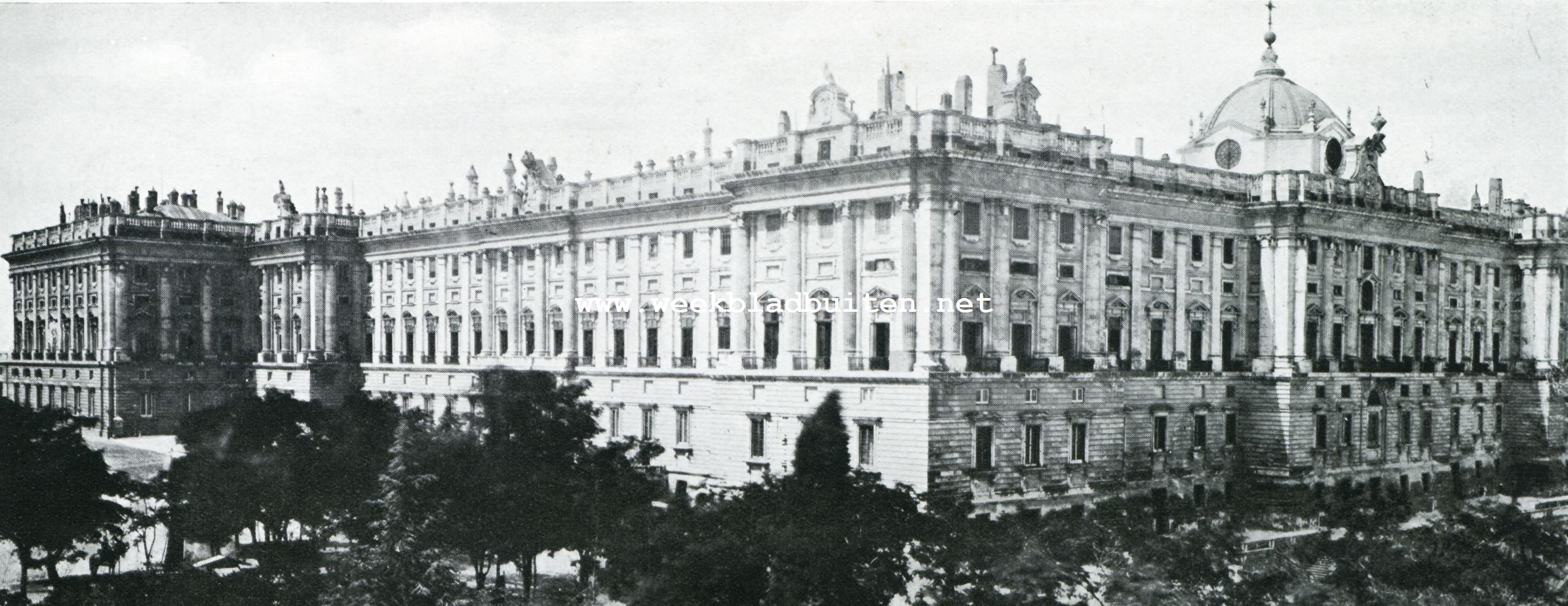 Het Koninklijk Paleis te Madrid