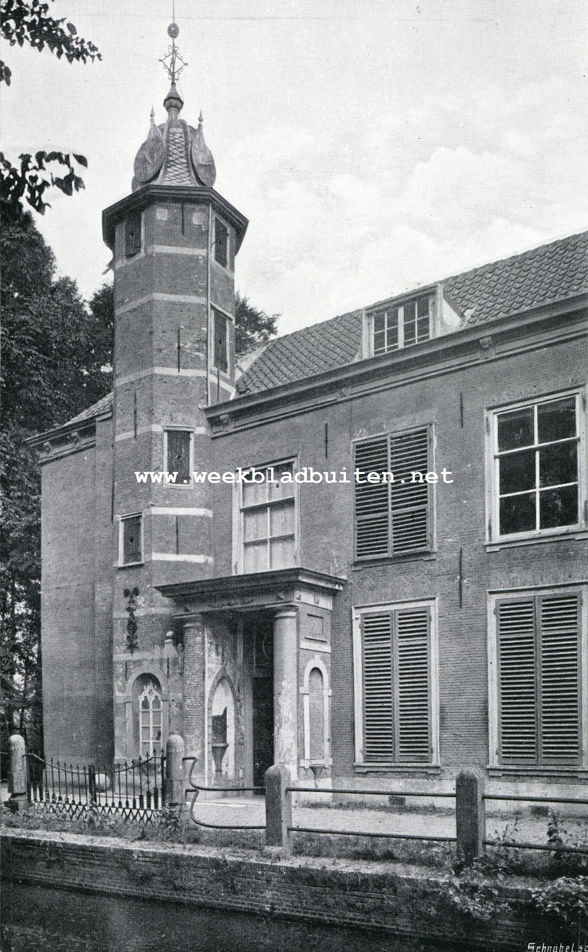 Rijswijk bij Den Haag. Toren en hoofdingang van het Huis te Hoorn