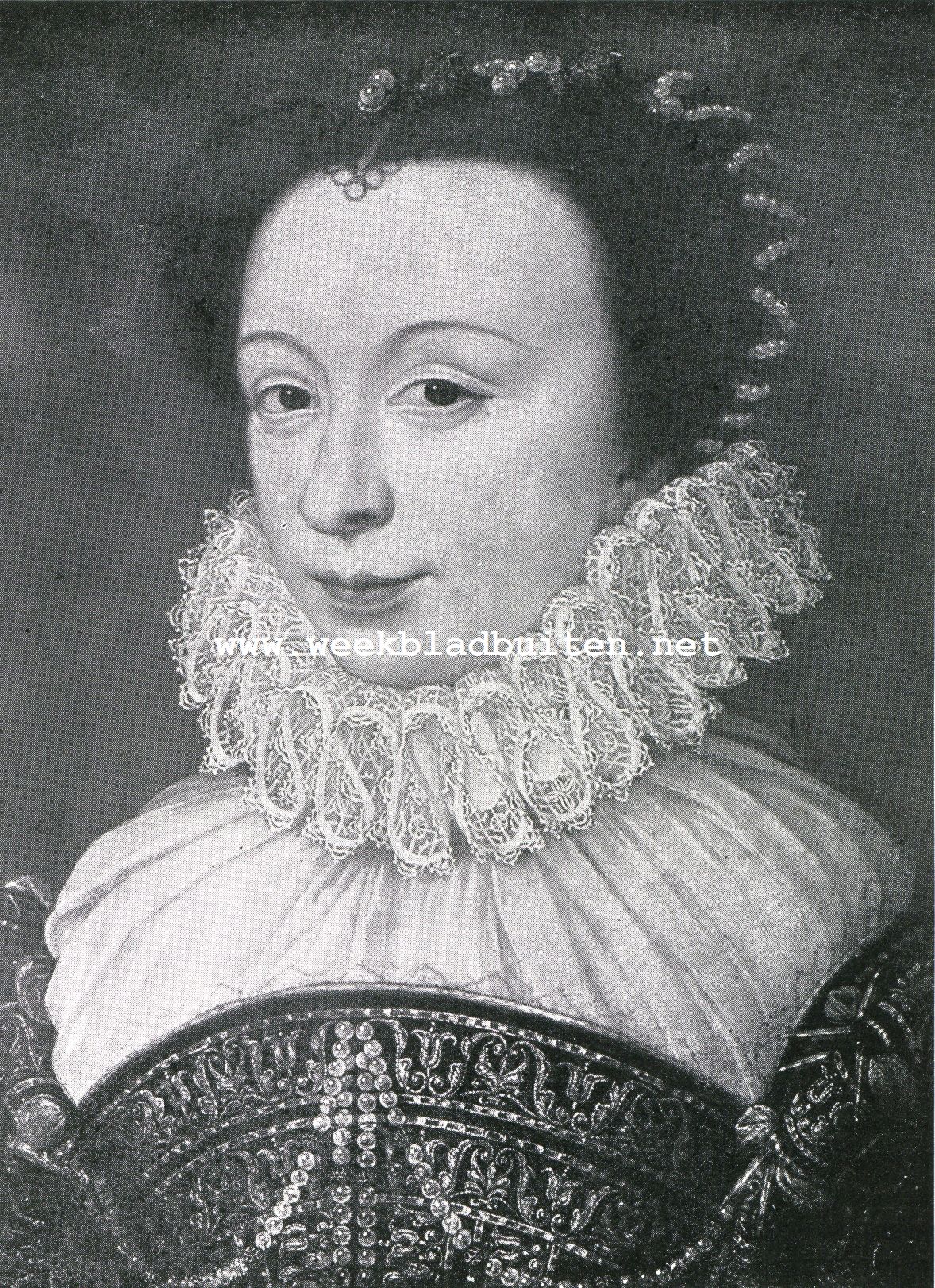 Renata di Francia. Naar de schilderij door Fr. Clouet (?) in de verzameling Czartoryski te Goluchow