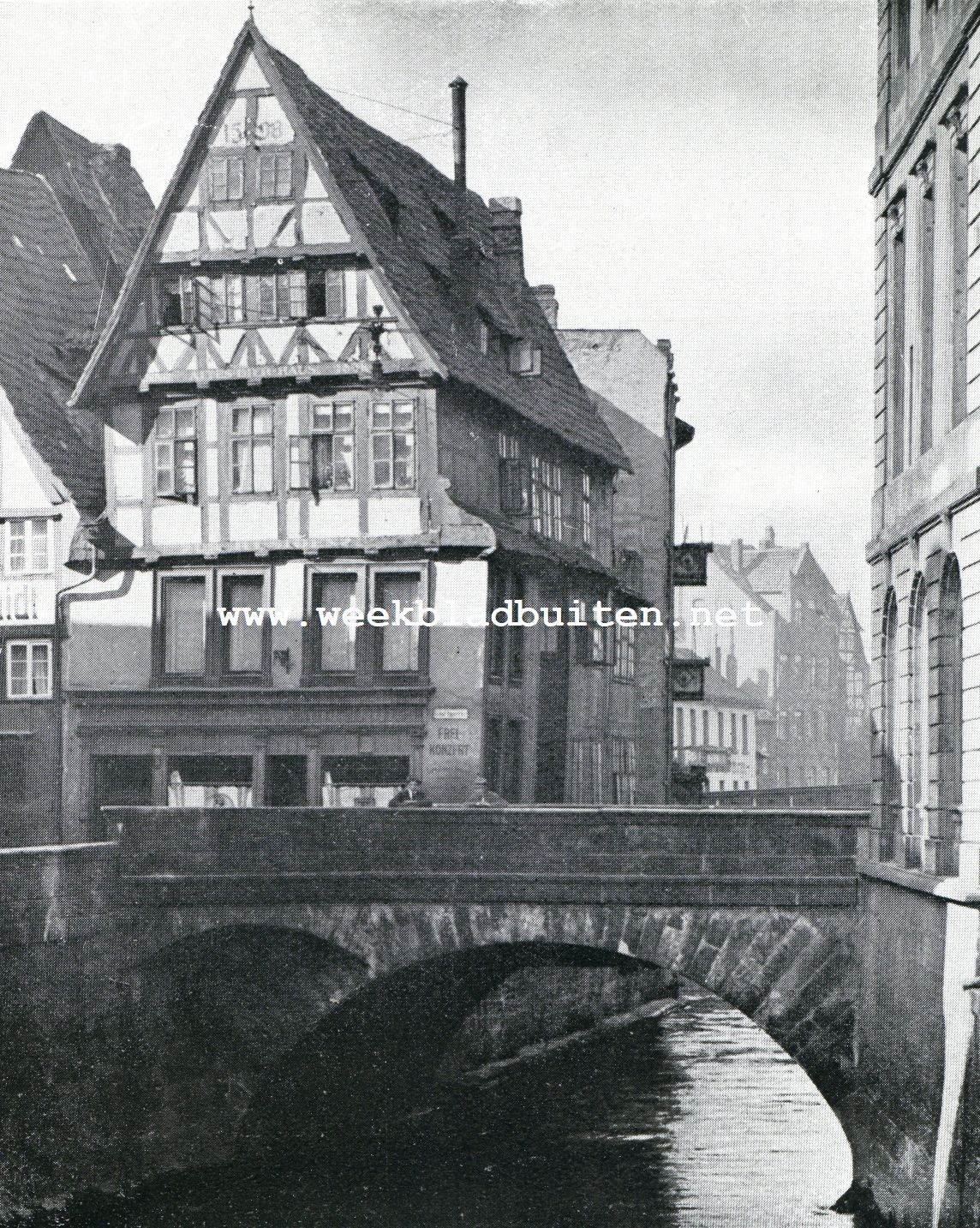 Oud-Hannover. Leinebrug