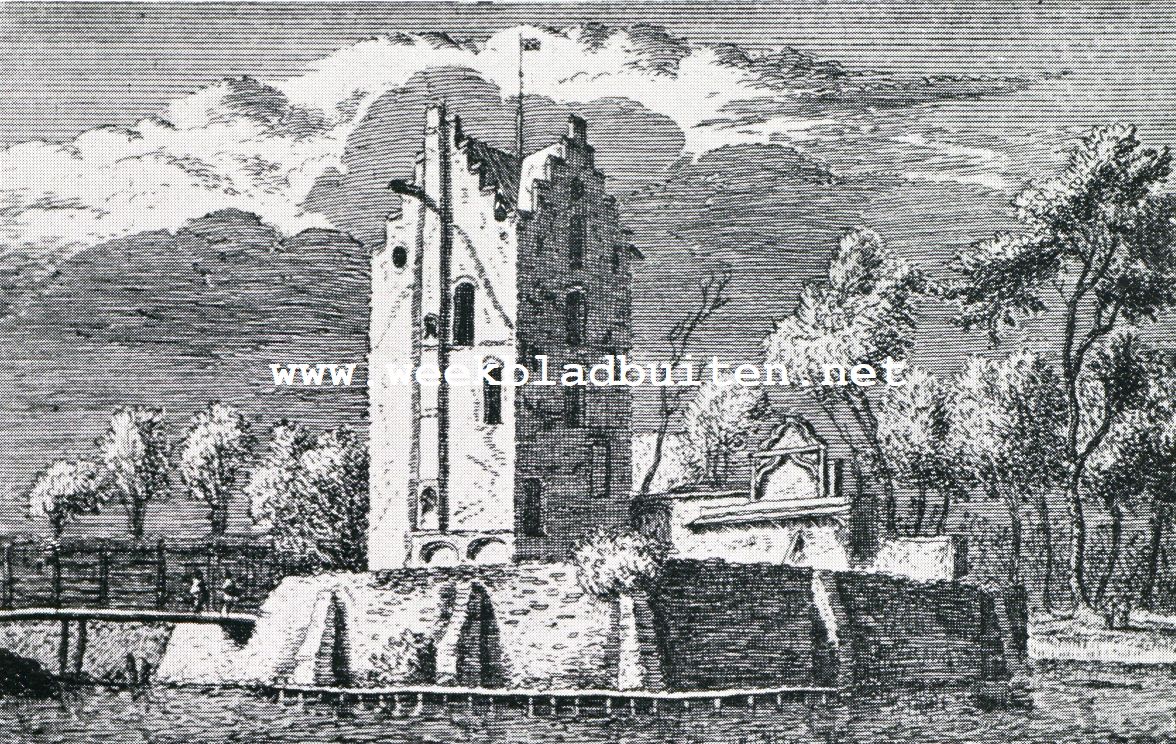 Kostverloren. De rune van het Huis Kostverloren in 1650. Naar de teekening van Rademaker