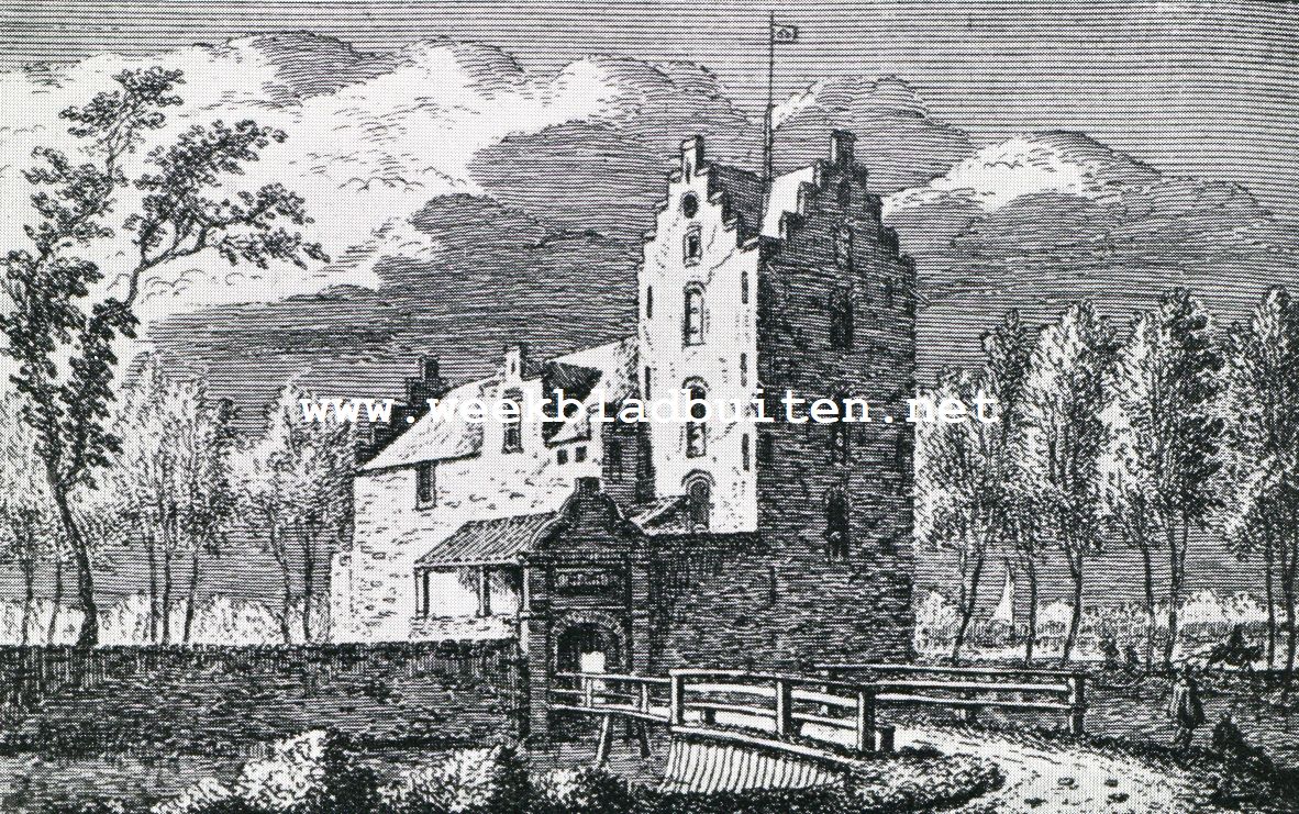 Kostverloren. Het Huis Kostverloren in 1630. Naar de teekening van Rademaker
