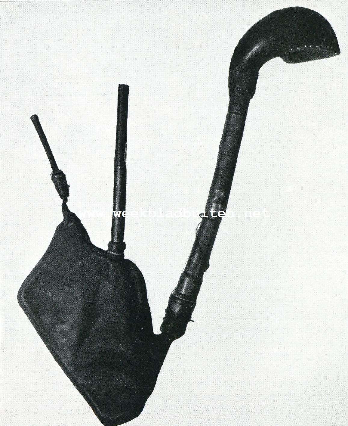 Vreemde muziekinstrumenten. Doedelzak