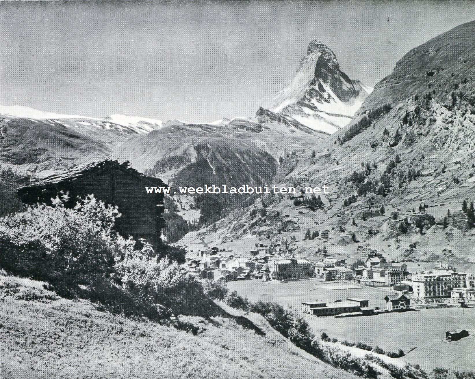 Zomer in Wallis. Zermatt en de Matterhorn