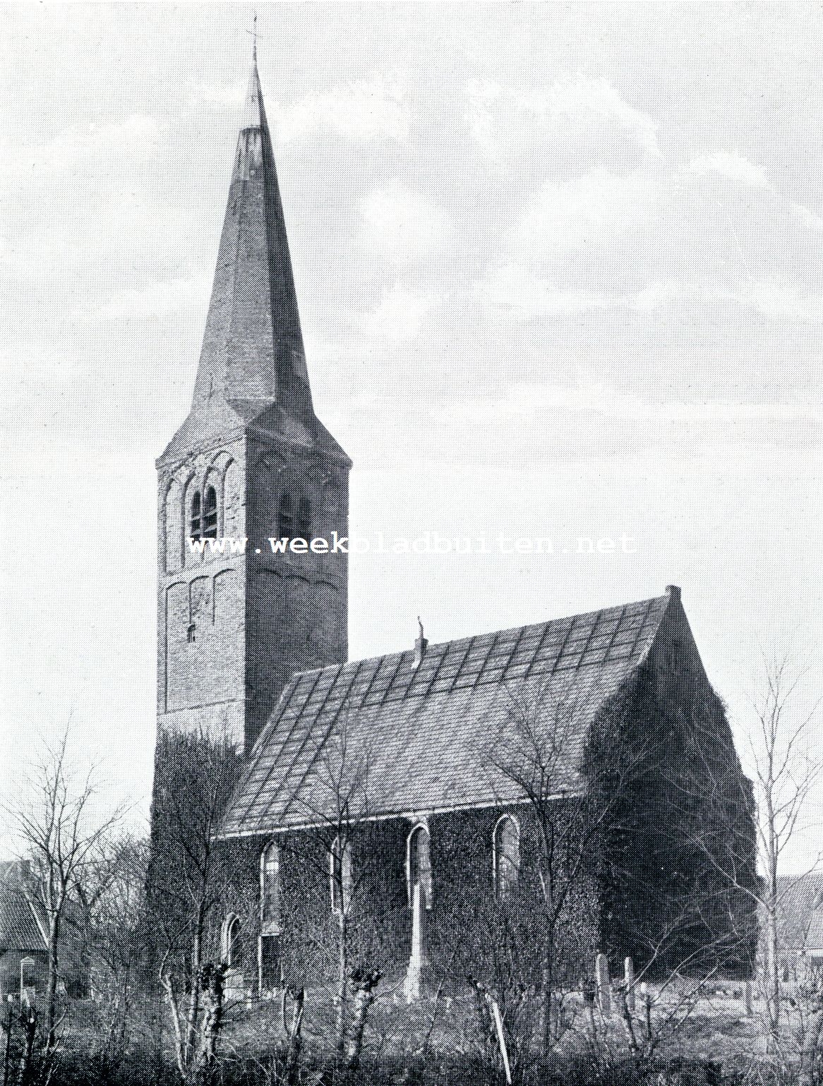 Kerk en toren te Heemskerk. De kerk te Heemskerk