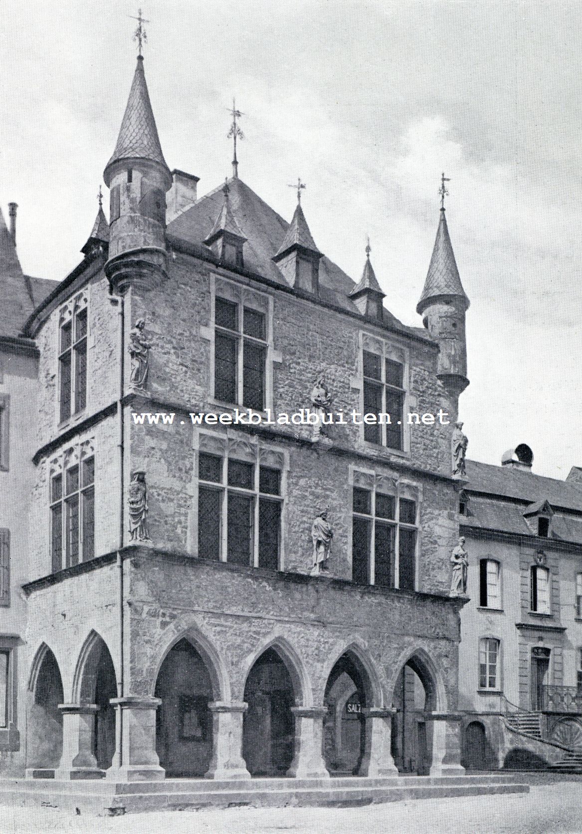 Het Sauerdal bij Echternach. De Dingstuhl te Echternach
