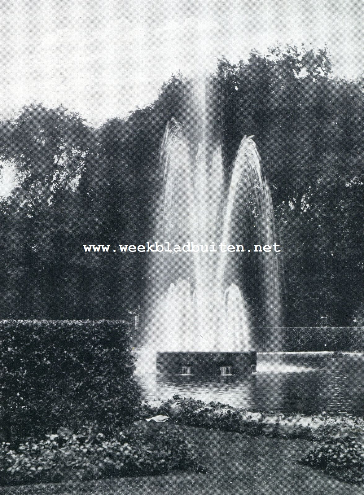 De fontein op het Frederiksplein te Amsterdam  Zooals ze nu is