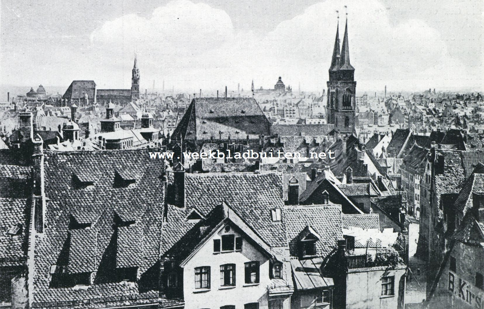 Het Heilige Duitsche Roomsche Rijk. Panorama van Neurenberg