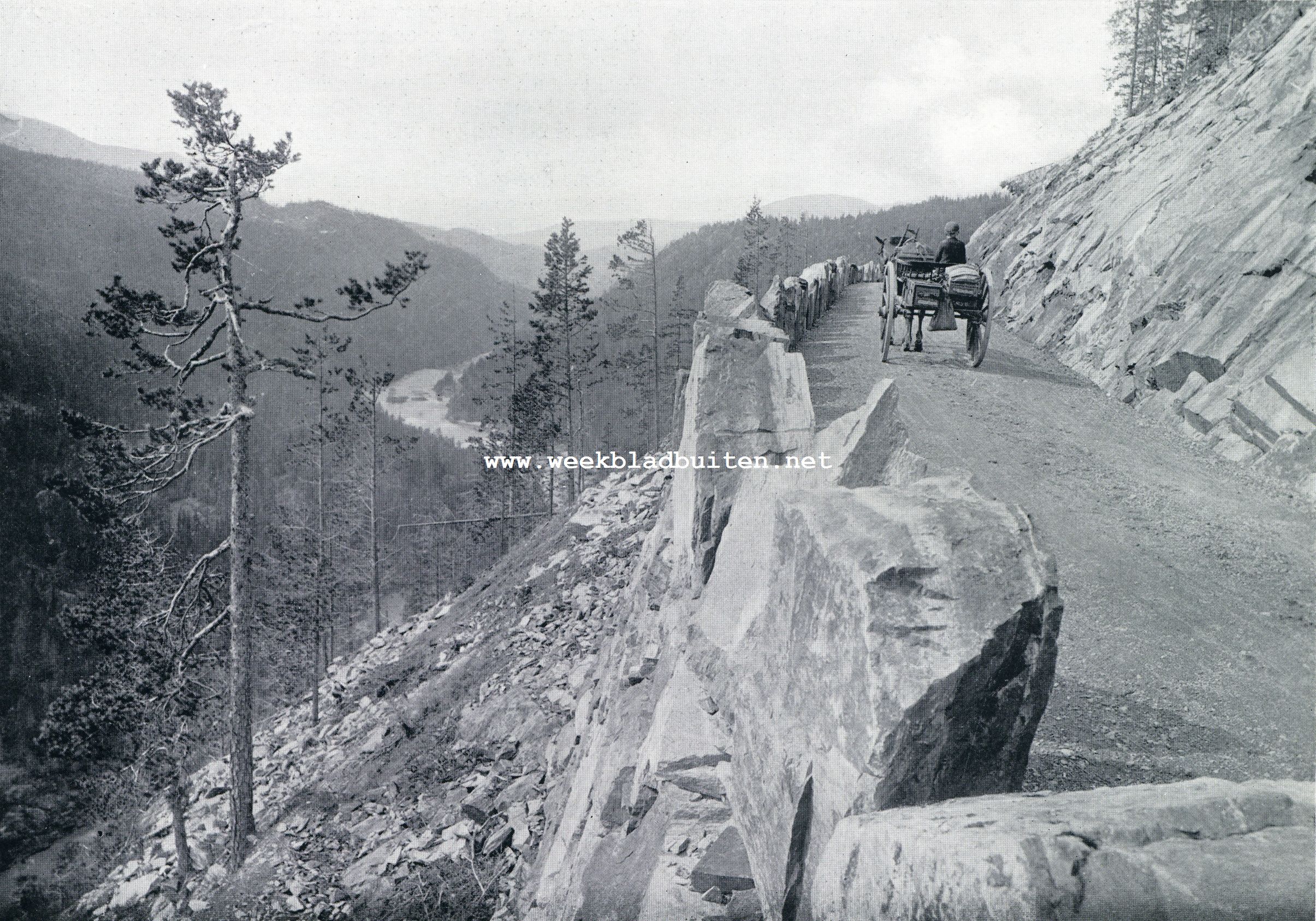 Noorsche reisherinneringen. Landschap uit de buurt van Grong