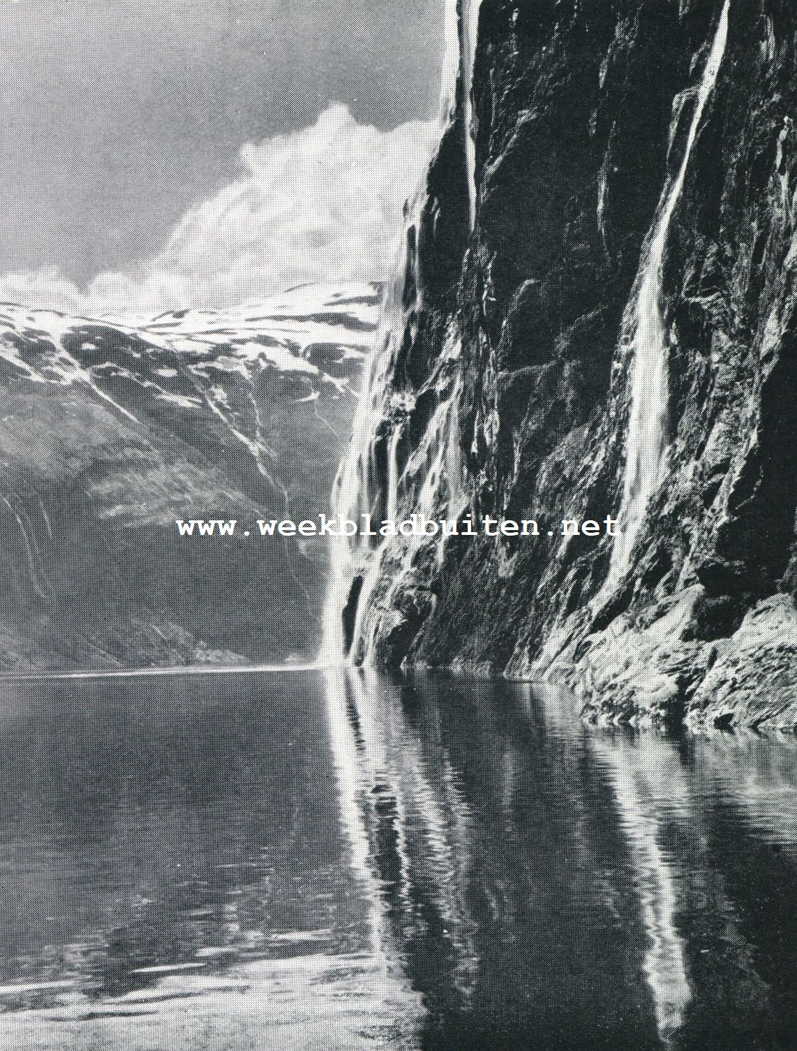 Noorsche reisherinneringen. Bruidsluierval in de Geirangerfjord