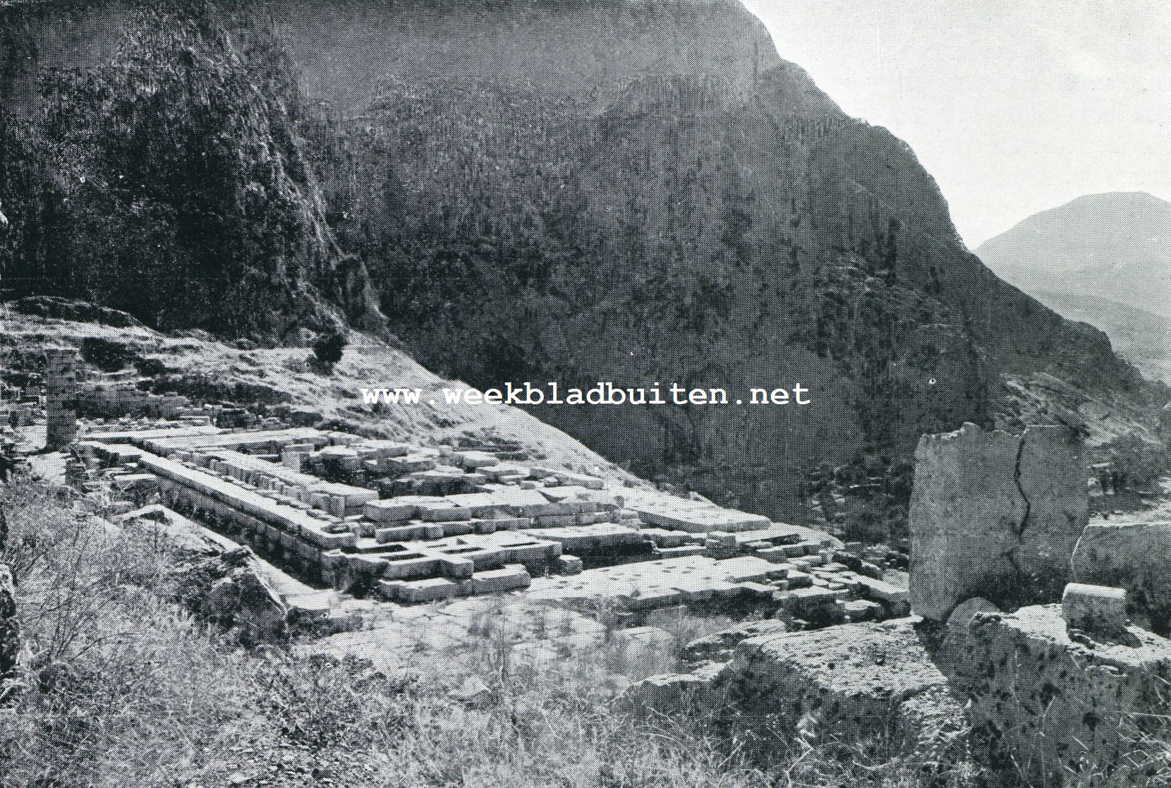 Delphi: tempel van Apollo