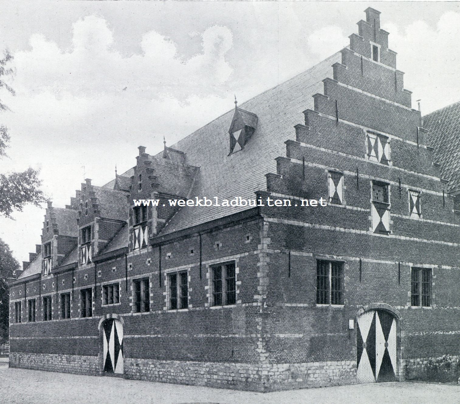 Oud-Middelburg. Middelburg. De Stadsschuur van 't midden der 17de eeuw