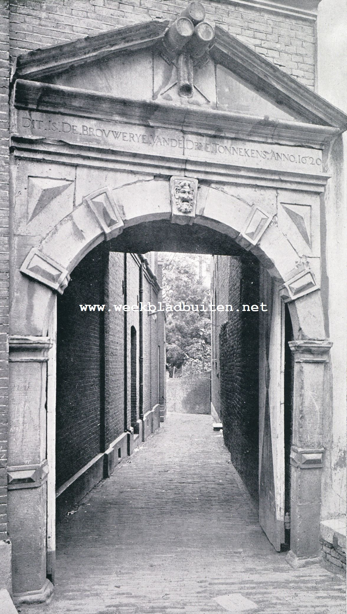 Oud-Middelburg. Middelburg. Poort der v.m. Brouwerij 