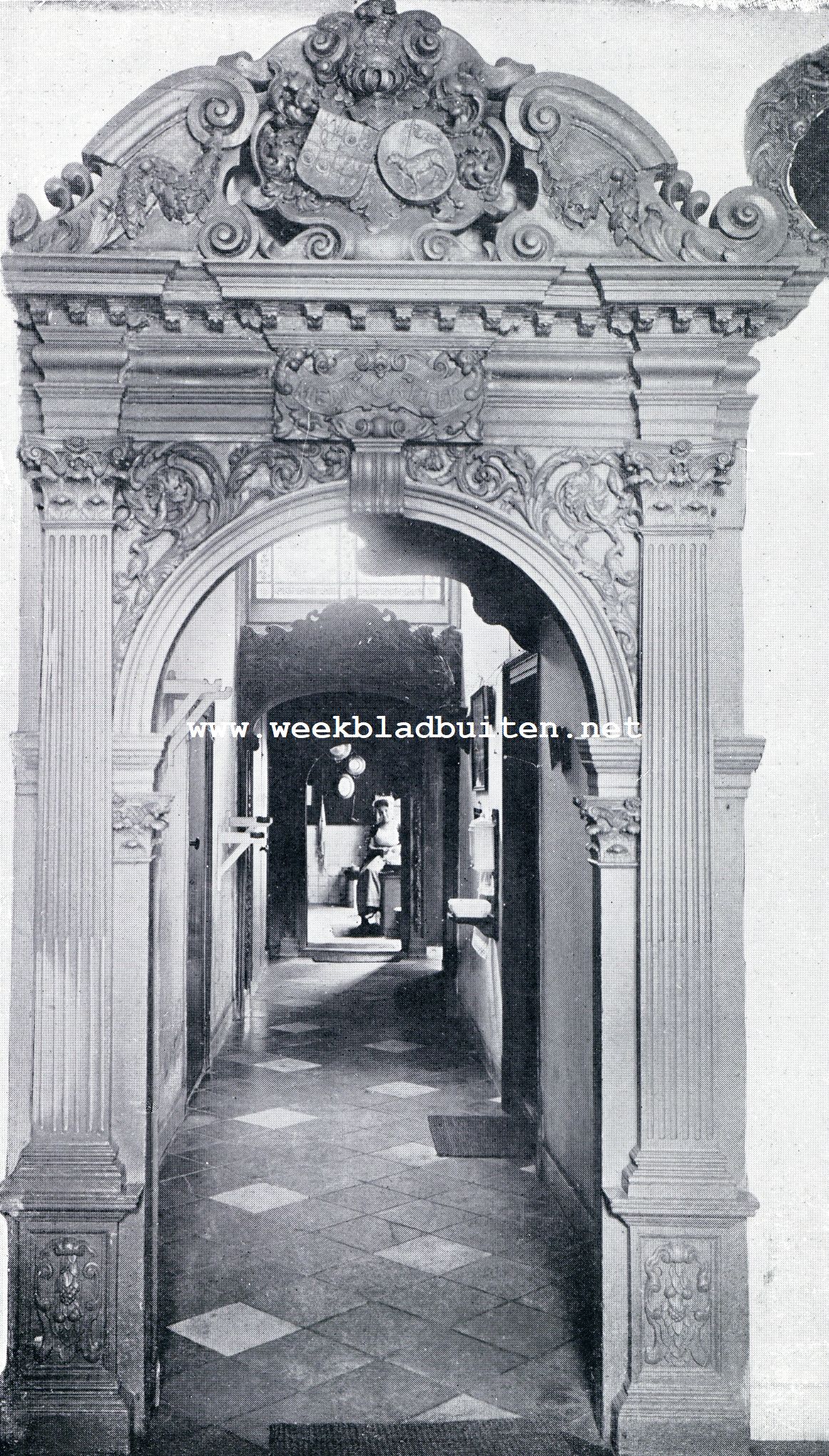 Oud-Middelburg. Middelburg. Binnenportiek in het Huis 