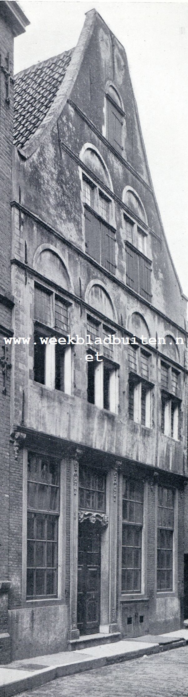 Oud-Middelburg. Middelburg. Gevel aan den Wal