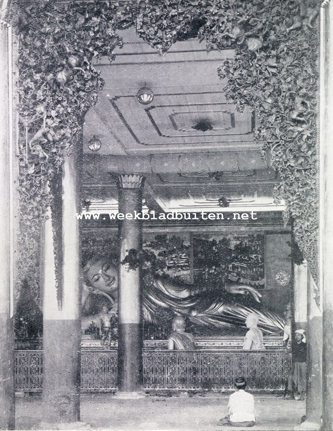 In de schaduw van den Shwe Dagoon. Slapende Boeddha in den Shwe Dagoon