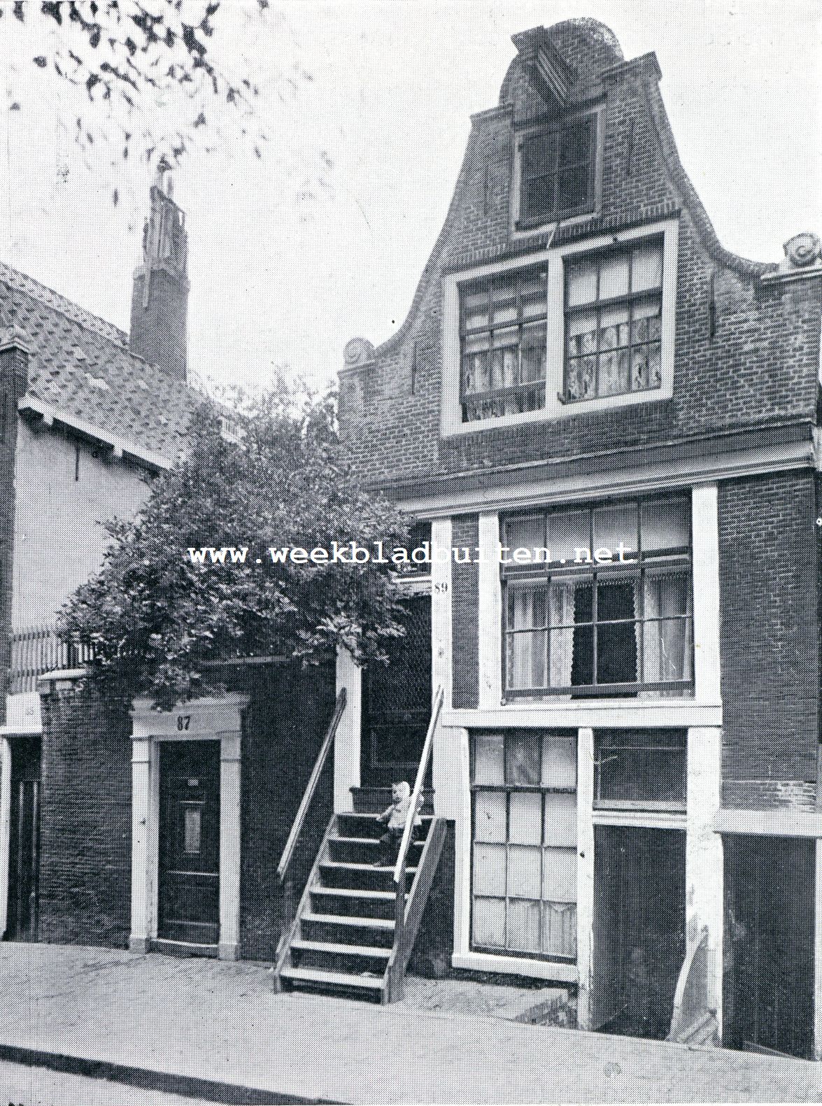 Geveltje aan de Palmgracht te Amsterdam
