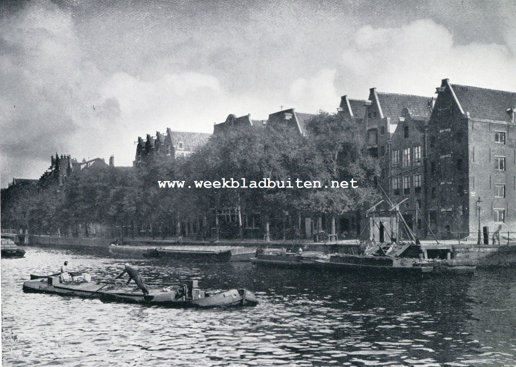 De Oude Schans te Amsterdam, waar het 