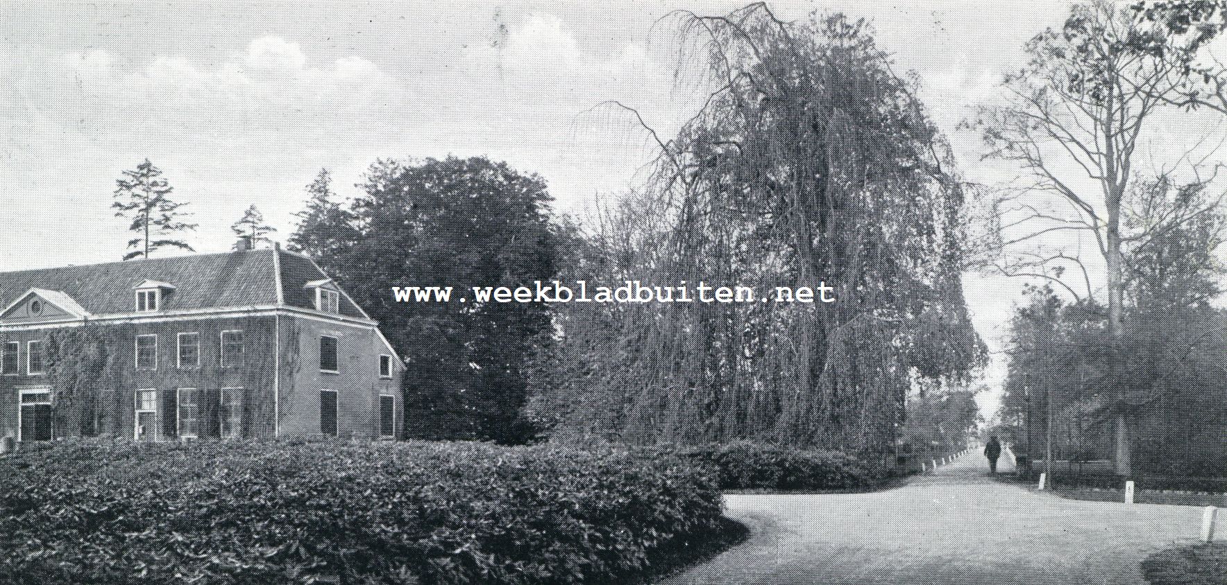 Snelverkeer contra natuurschoon. De straatweg Utrect-Zeist-Driebergen. Slot te Zeist